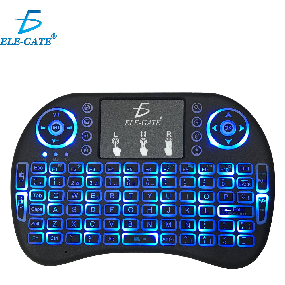 Mini Teclado Español Inalambrico Bluetooth Iluminado Usb Recargable Con TouchPad 2 en 1 - Image 3
