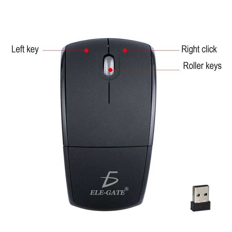Mouse Inalámbrico Plegable Wireless Abatible Dpi 1200