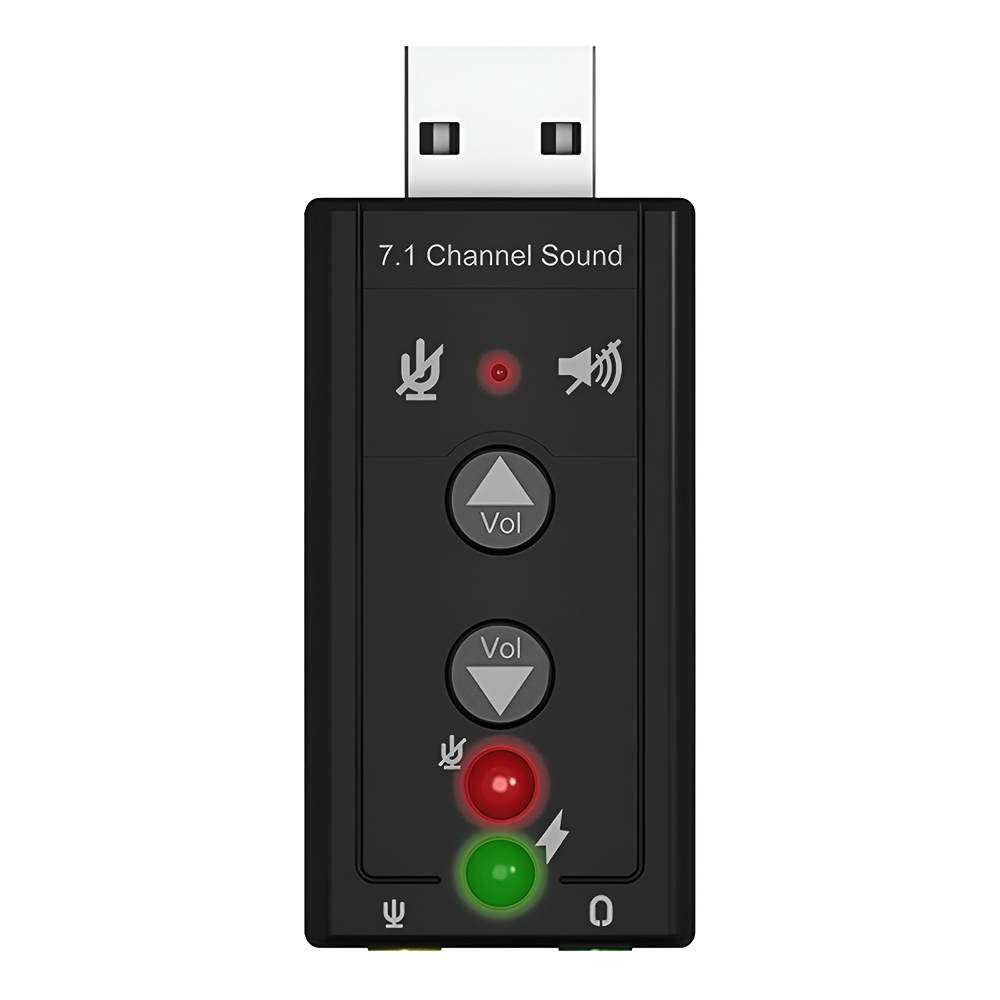 Adaptador Usb 2.0 Tarjeta De Sonido 7.1 Canales Audio 3d Pc - Image 2