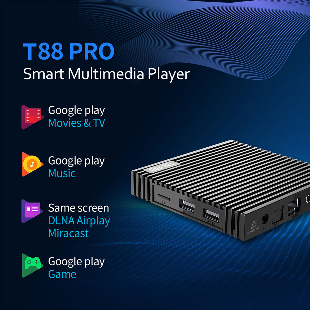 Smart Tv Box Andorid 7.1 4k HD 5G DDR3 2G 16G