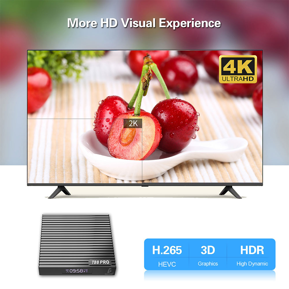 Smart Tv Box Andorid 7.1 4k HD 5G DDR3 2G 16G