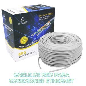 Bobina Cable Red Utp Rj45 Cat5e Ethernet 305 Mts Highspeed