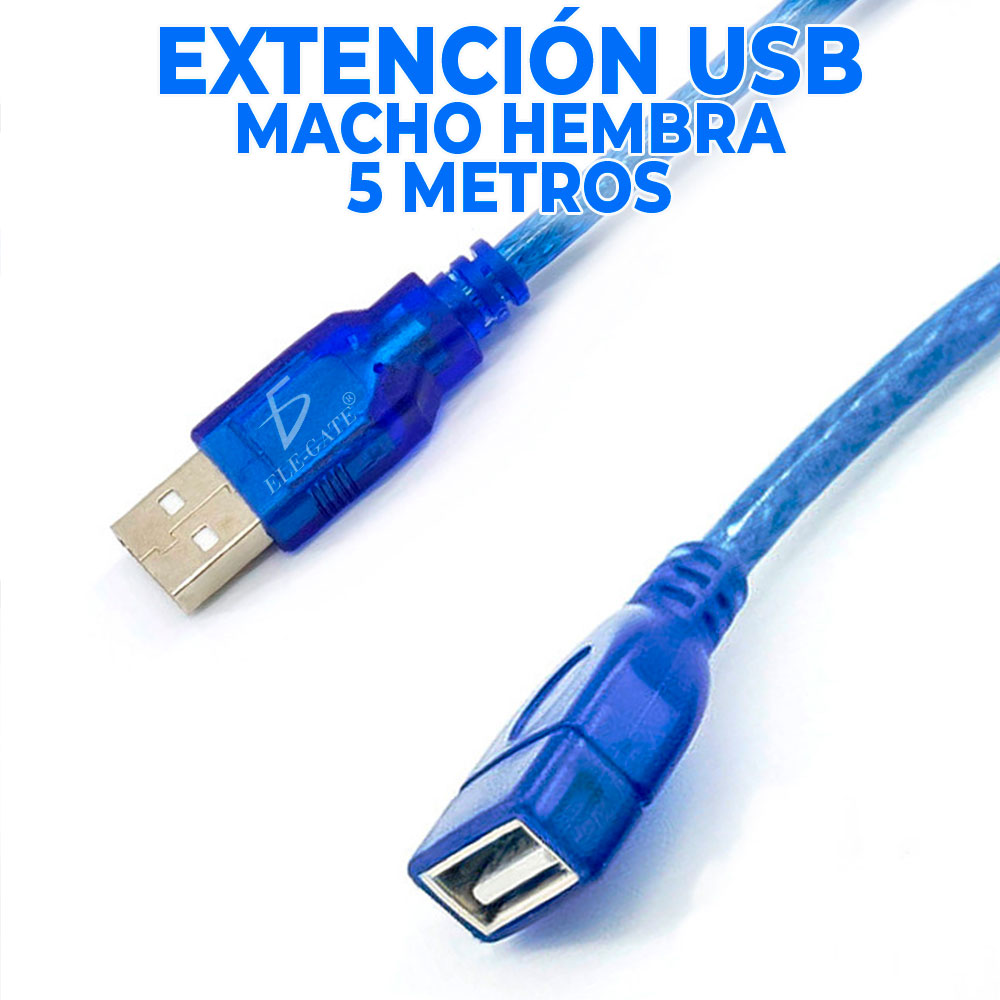 Cable Extension Usb Macho Hembra 5 Metro - Image 2