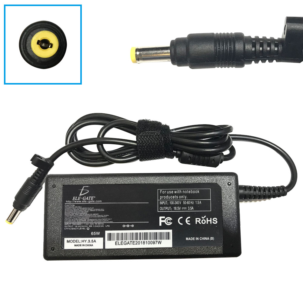 Cargador Laptop Hp 18.5v 3.5a Punta Amarilla 4.8*1.7mm