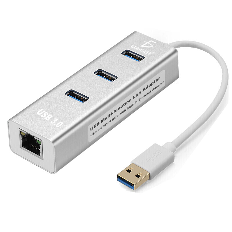 Hub 3.0 Usb Rj45 1000Mbps Ethernet Compatible Mac Pc