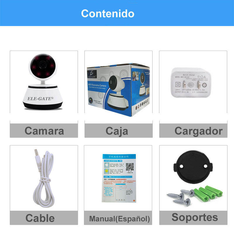 Cámara De Seguridad Wifi Hd Con Alarma - Image 4