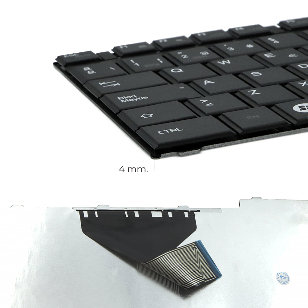 Teclado Laptop Toshiba P300 P500 P505 - Image 3