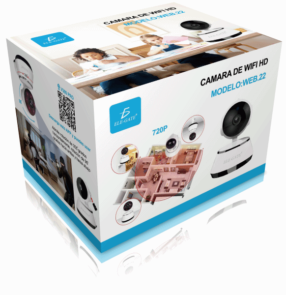 Cámara De Seguridad Wifi Hd Con Alarma - Image 5