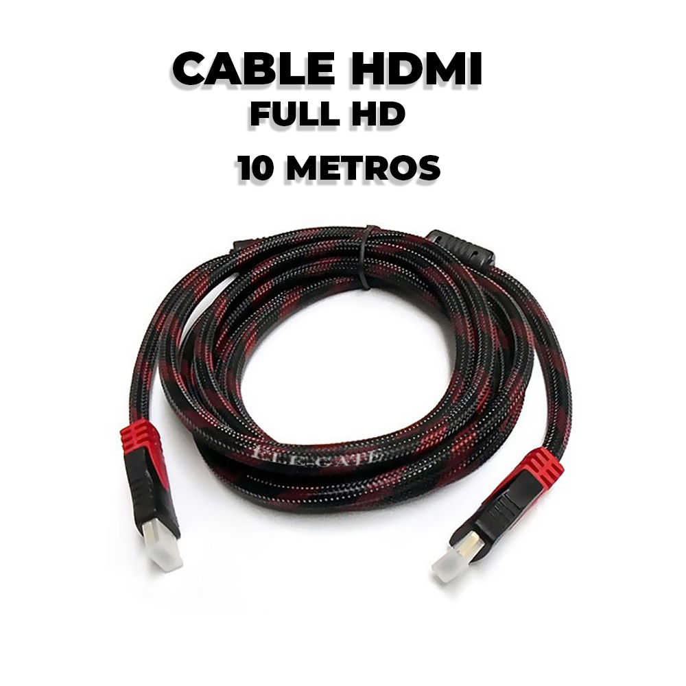 Cable Hdmi 10 Metros Full Hd 1080p Ps3 Xbox 360 Laptop Pc Tv