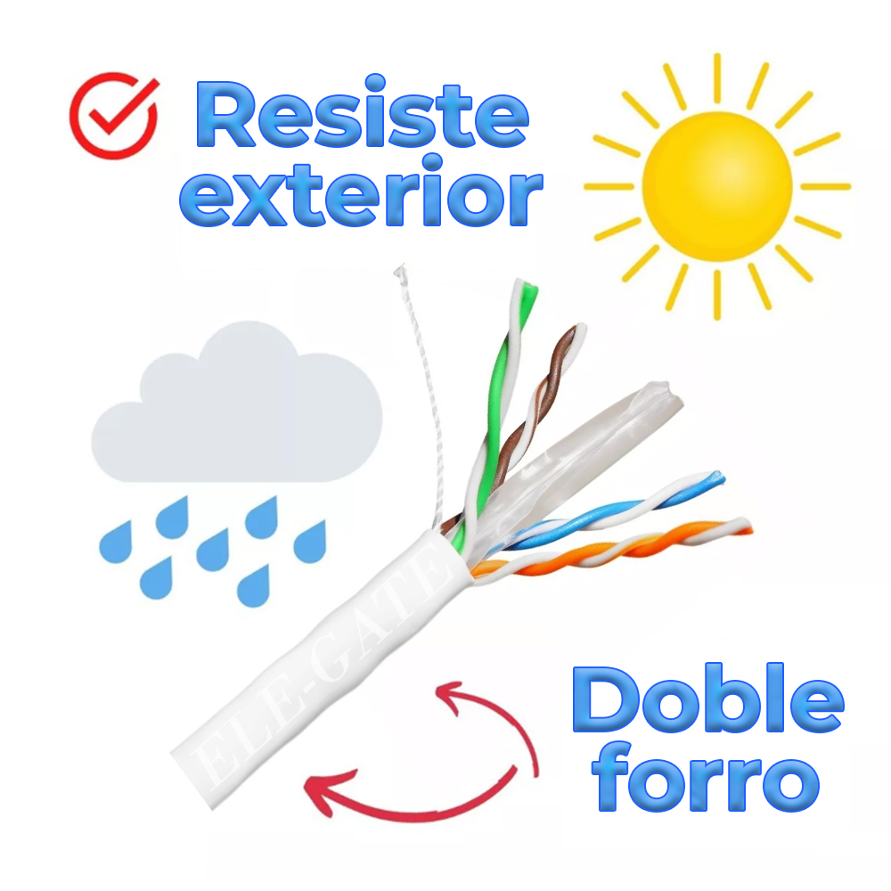 Cable Red 5 Mts Categoría Cat6 Utp Rj45 Ethernet Internet - Image 3