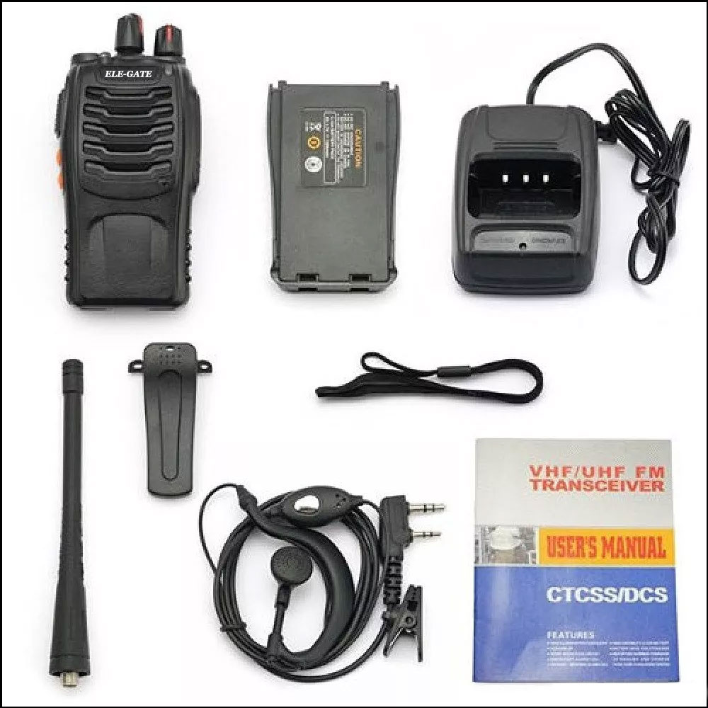 Radios FM Walkie Talkie Con Audifonos