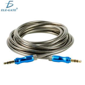 Cable Auxiliar Audio 3.5 Metalico 3 Metros