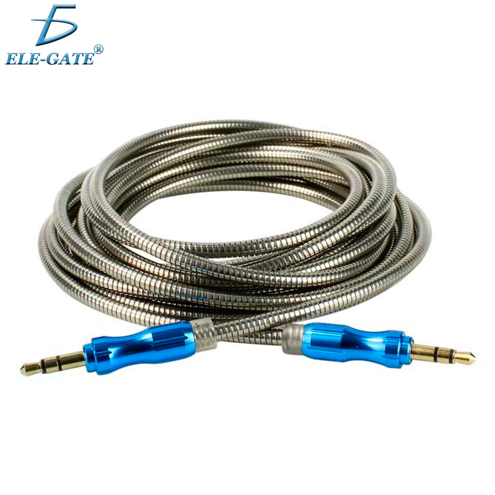 Cable Auxiliar Audio 3.5 Metalico 3 Metros