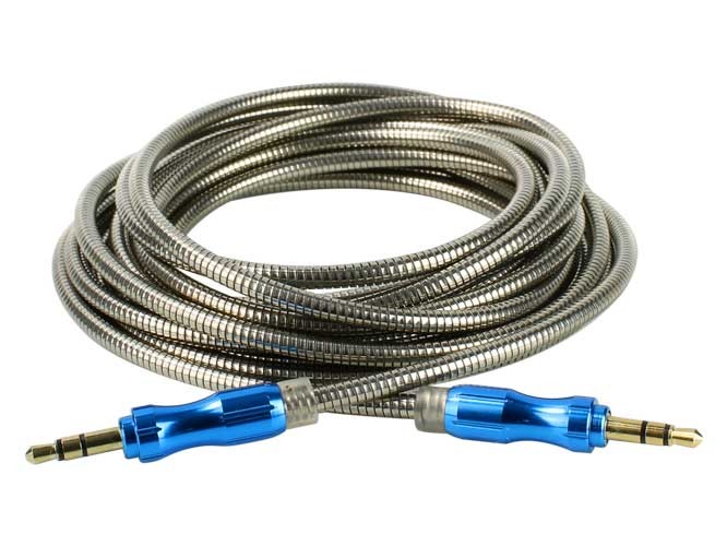 Cable Auxiliar Audio 3.5 Metalico 3 Metros - Image 2