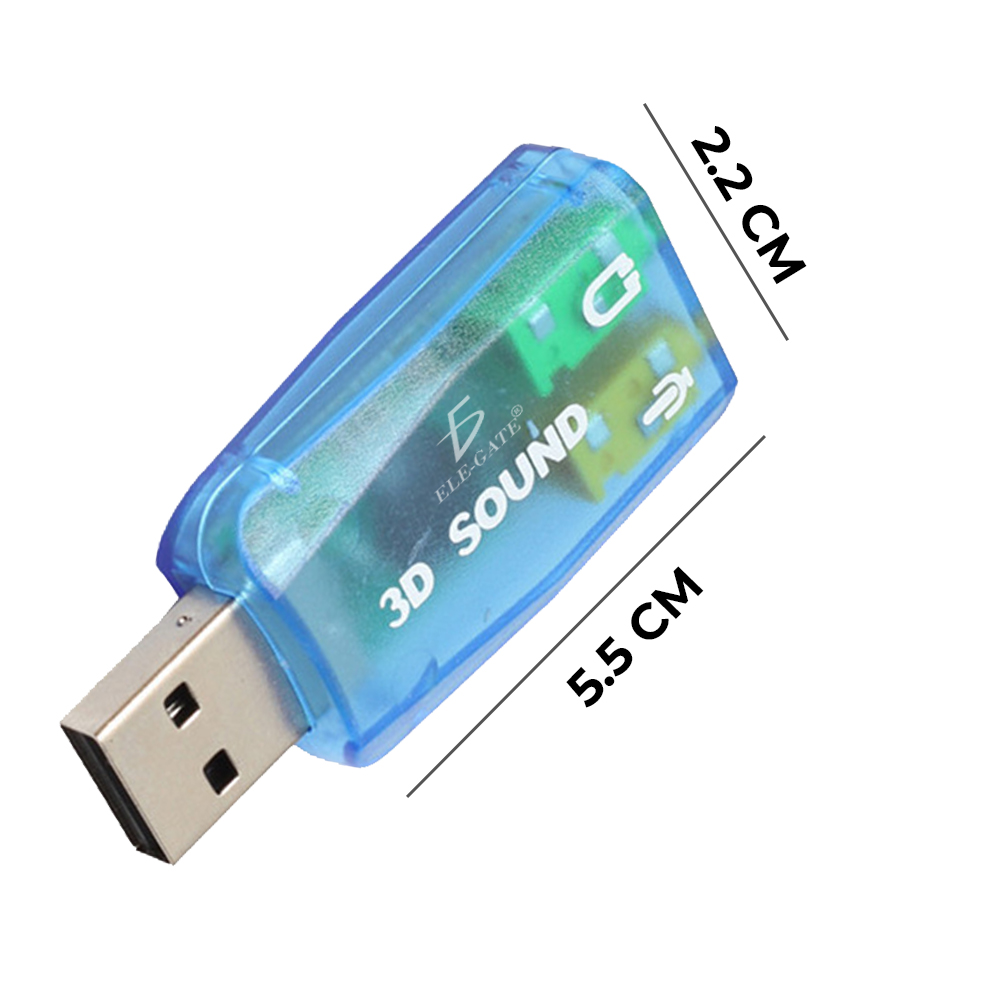 Tarjeta De Sonido Usb Audio 5.1 Canales Pc Laptop Digital 3d - Image 6