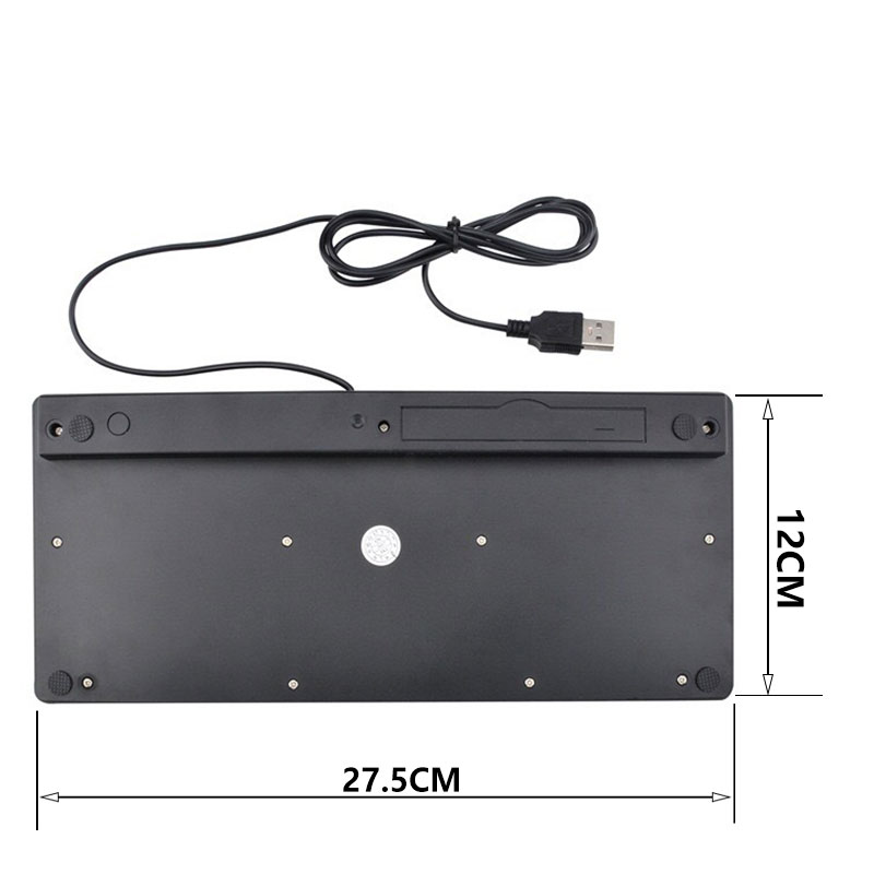 mini teclado usb alambrico 78 teclas Español windows