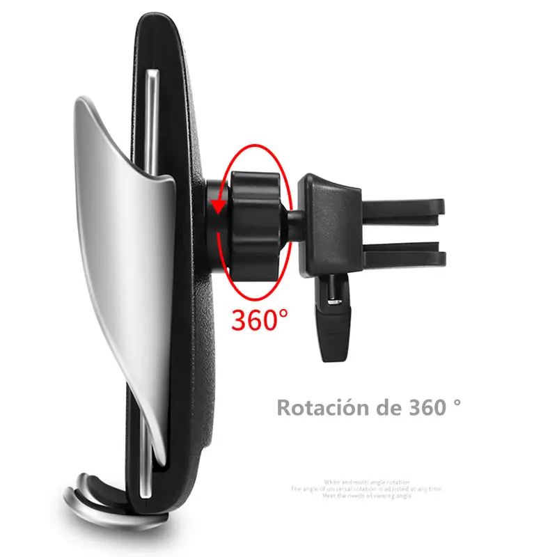 Cargador auto Inalámbrico rapida iPhone Huawei Samsung 10w
