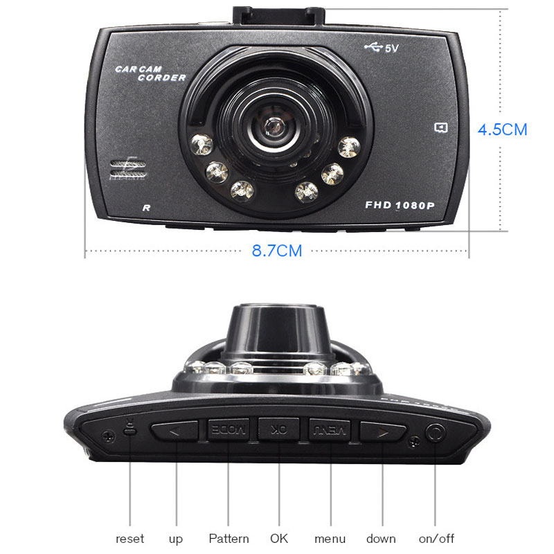 Camara Dvr Grabador Auto con Pantalla Nocturna