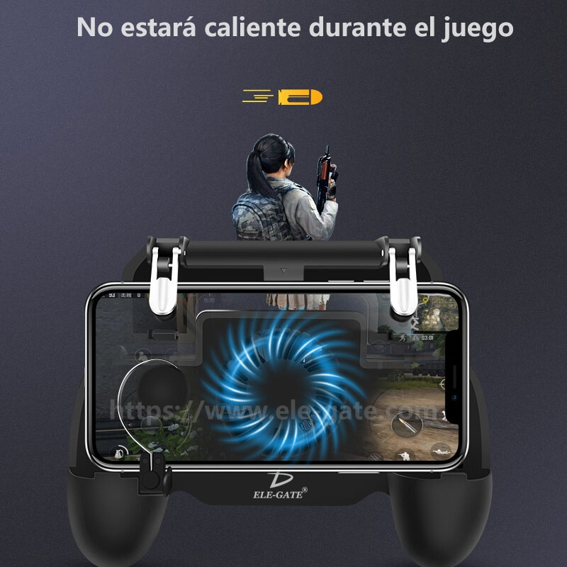 Gatillos L1r1 Control Celular Powerbank Ventilador