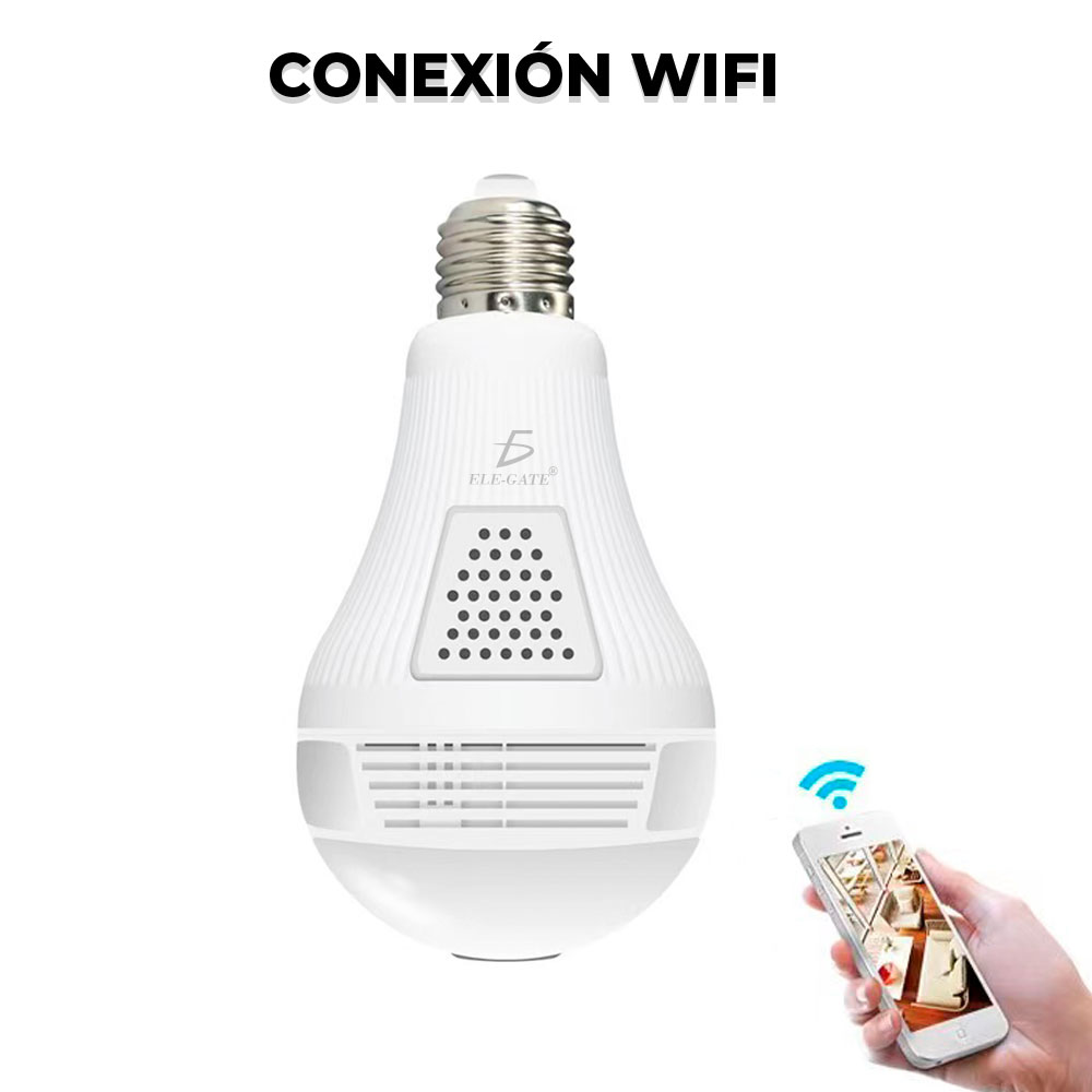 Camara Espia Ip Wifi Foco 360 Vision Panoramic - Image 2