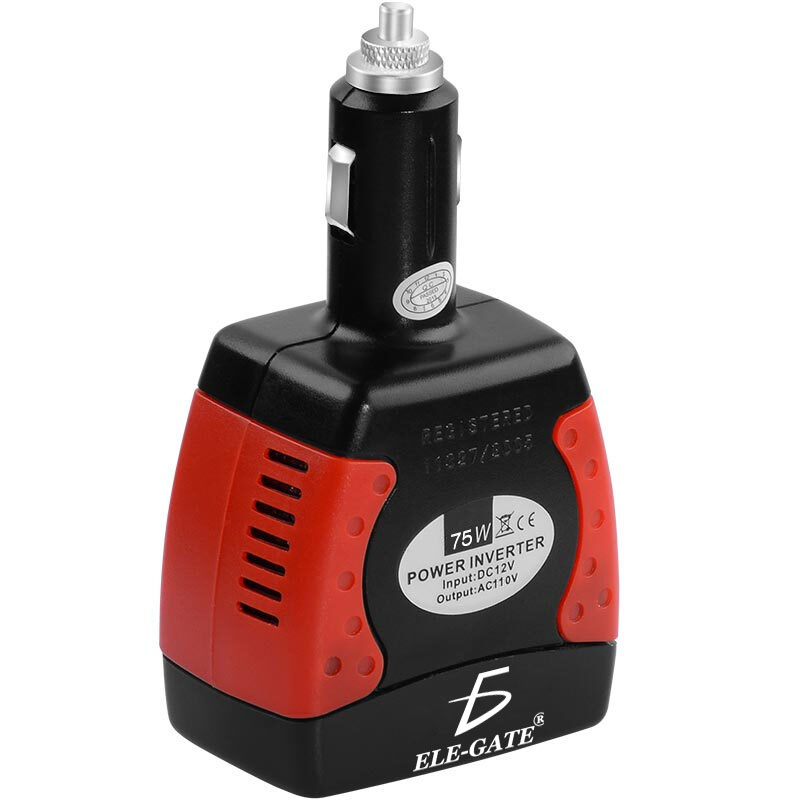 Inversor De Corriente Automotriz De 12v A 110v 75w Coche