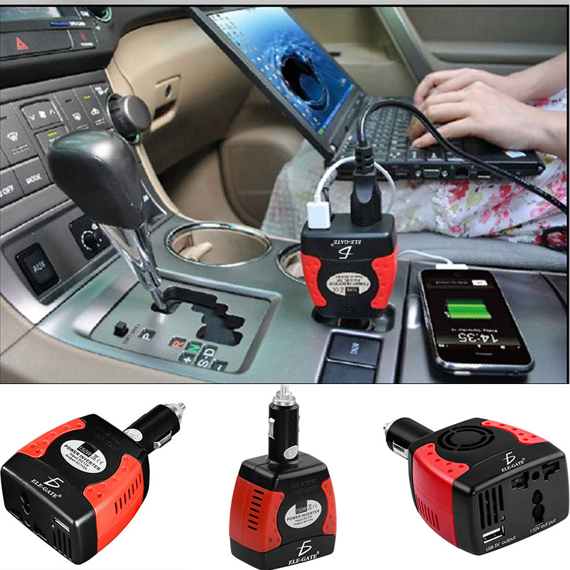 Inversor De Corriente Automotriz De 12v A 110v 150w Coche