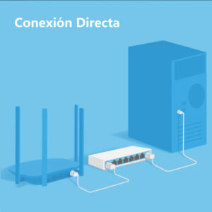 Hub Internet Switch Ethernet Rj45 8 Puertos Red 100M