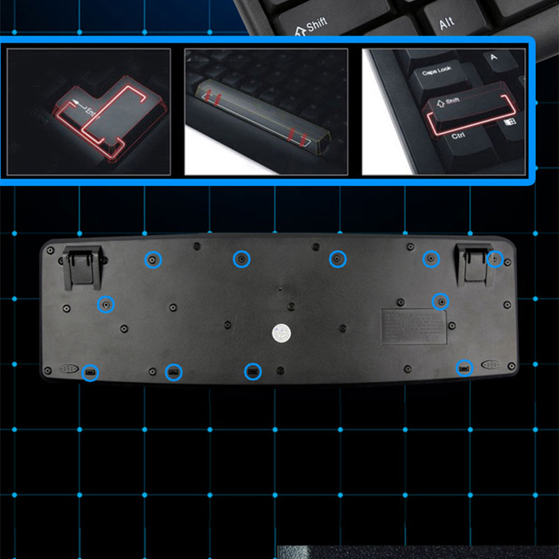 Teclado Usb Estándar Slim Durable Pc Laptop Computadoras