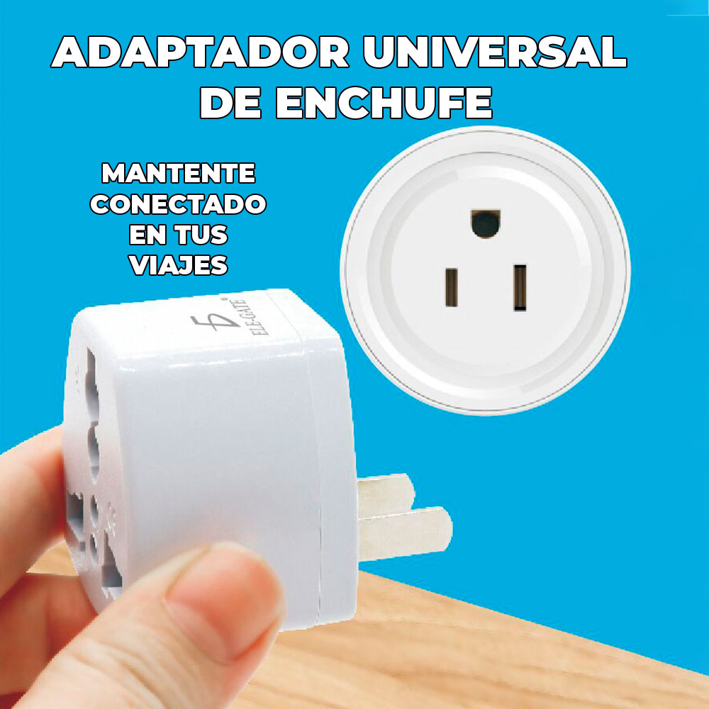 Adaptador De Corriente Internacional Enchufe Universal Viaje