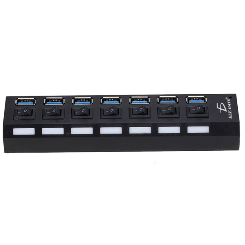 Hub Usb 3.0 Alta Velocidad 4 Puertos Multipuerto Switch Led