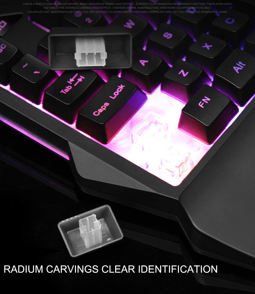 Teclado Gamer Alámbrico Iluminado Para Video juegos