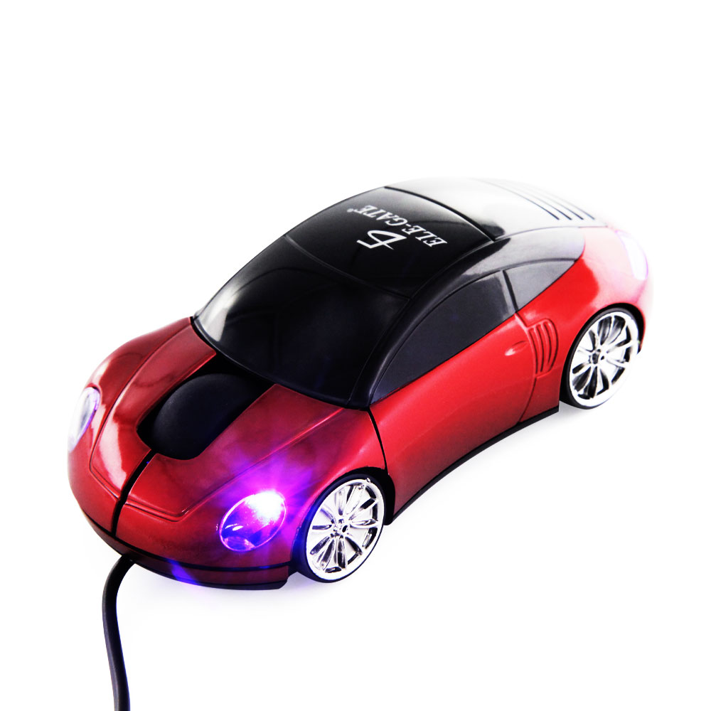 Mouse Coche Ratón Óptico Alámbrico Usb Lamborghini Pc Laptop