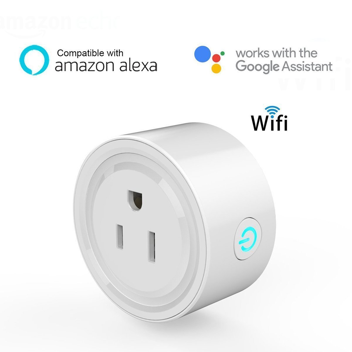 Smart Plug Wifi Contacto Inteligente App Led Socket Apagador