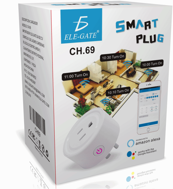 Smart Plug Wifi Contacto Inteligente App Led Socket Apagador