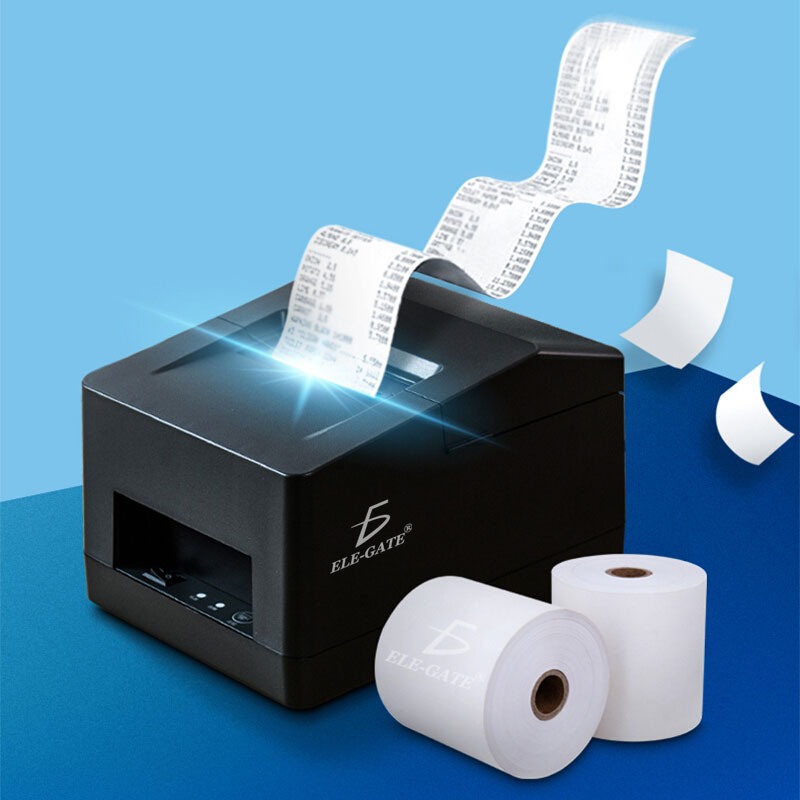 Papel Rollos Térmicos 80mm x 60mm Impresión