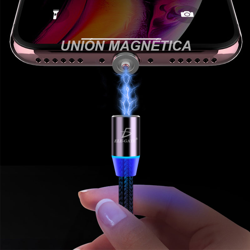 Cable Imán V8 Mirco Usb Para Celular Android Carga Rápida