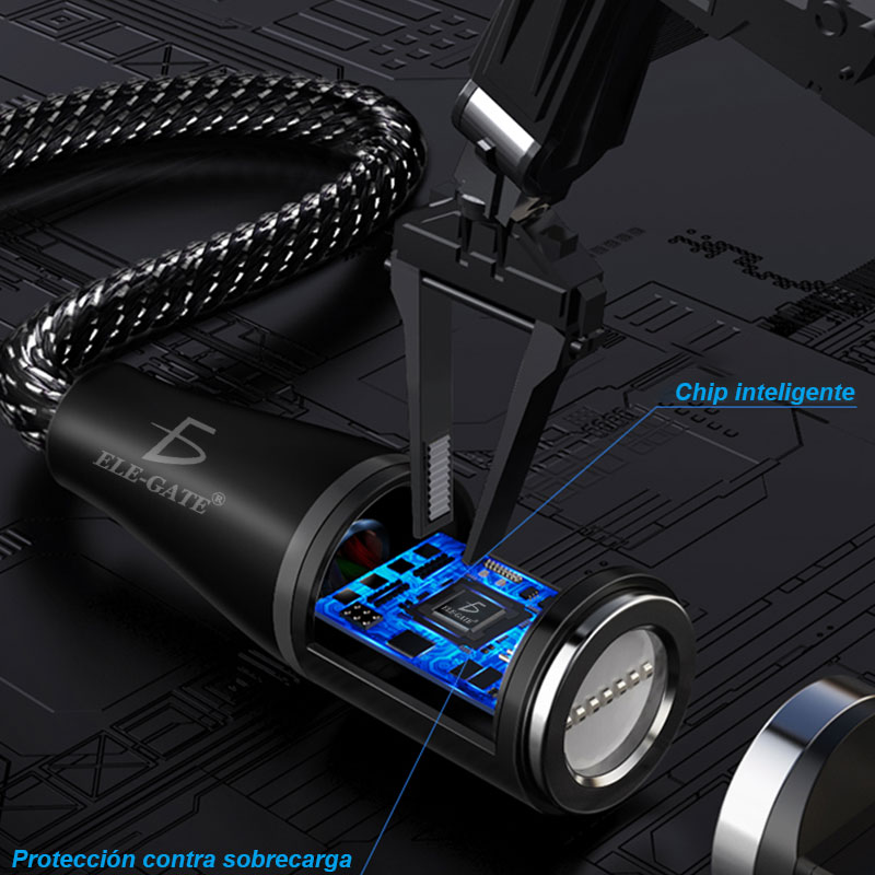 Cable Imán Para Celular Android Carga Rápida