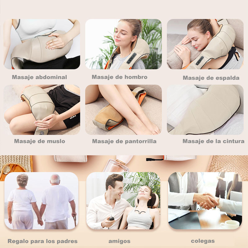 Masajeador Cuello Espalda Hombro Relajante Golpeteo Cervical