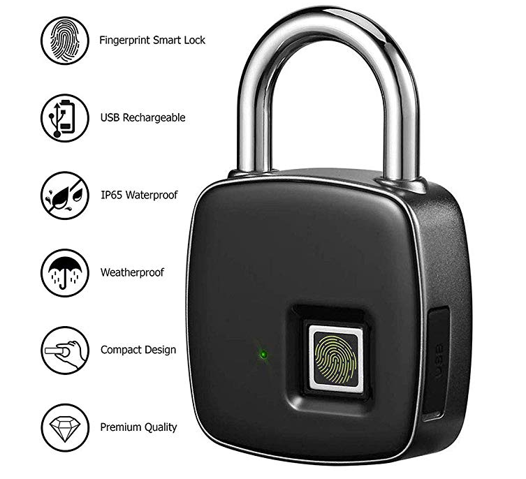 Candado Digital Con Apertura Con Huella Digital - Image 4