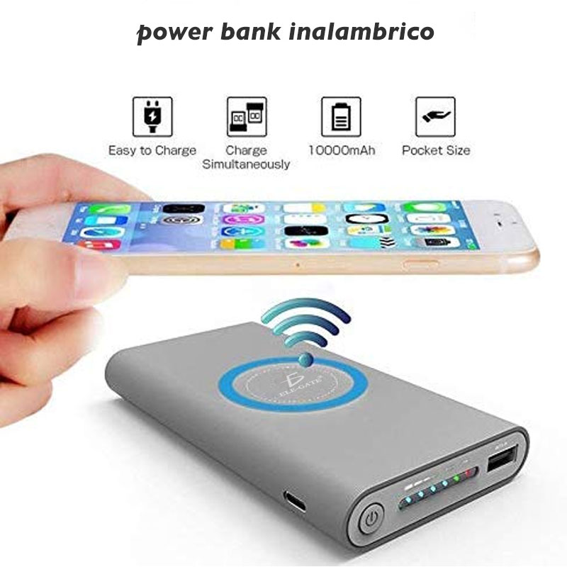 Power bank cargador inalambrico 10000mah Bateria Portatil Celulares