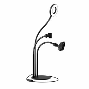 Aro Anillo De Luz Led Para Selfie Celular Telefono Mircofono