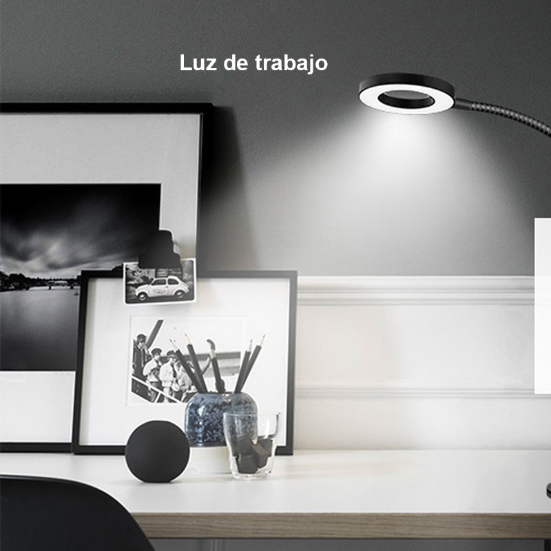 Aro Anillo De Luz Led Para Selfie Celular Telefono Mircofono