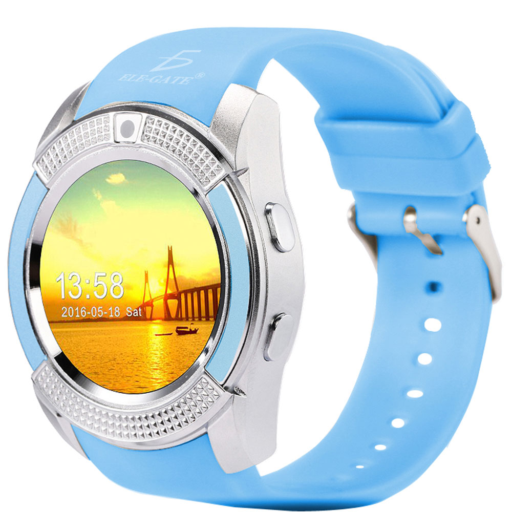 Smart Watch V8 Reloj Inteligente Bluetooth Camara Redondo 360