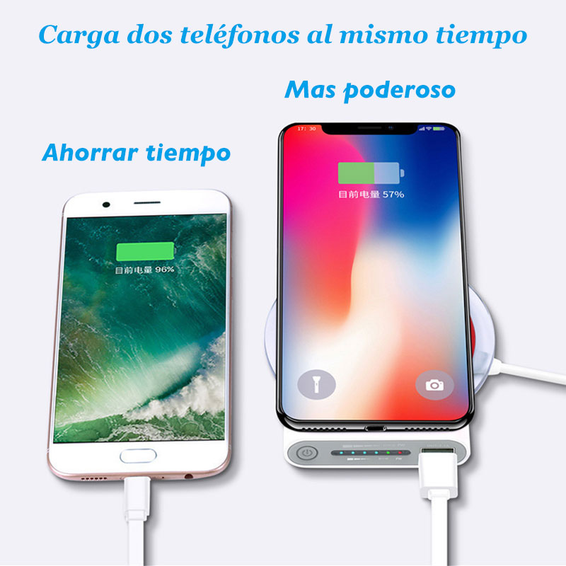 Power bank cargador inalambrico 10000mah Bateria Portatil Celulares