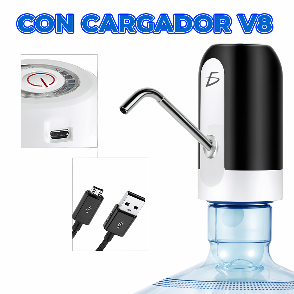 Dispensador Bomba De Agua Recargable Usb Eléctrico - Image 4