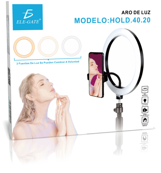 Aro Luz Led 8 Pulgadas Para Smartphone - Image 6