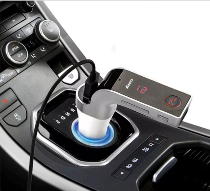 Bluetooth Transmisor Fm Auto Manos Libres Cargador Usb - Image 3