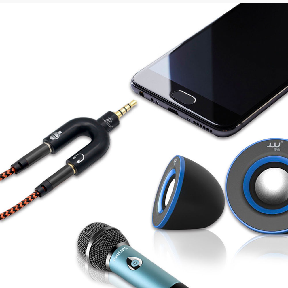 Divisor Audio Estéreo 3.5mm Celular xbox Micrófono Audifono