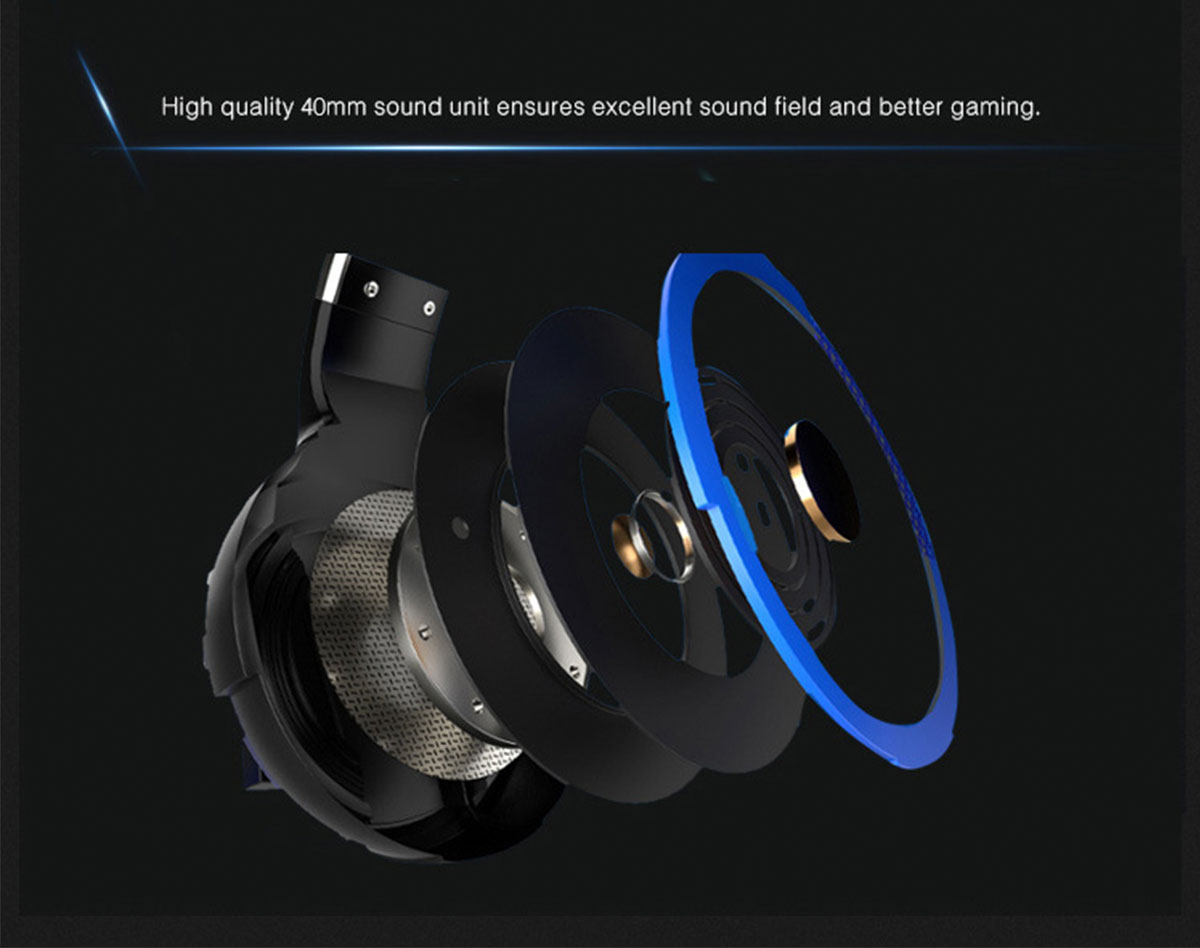 Audifonos Diadema Gamer Ps4 Xbox360 One Jakc 3.5mm Pc Laptop