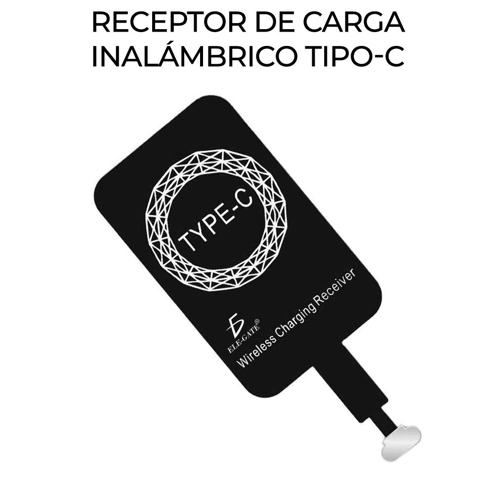Receptor Carga Inalámbrica Qi Interfaz Universal Tipo-c